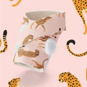 Owlet limited edition cheetah extra fabric socks